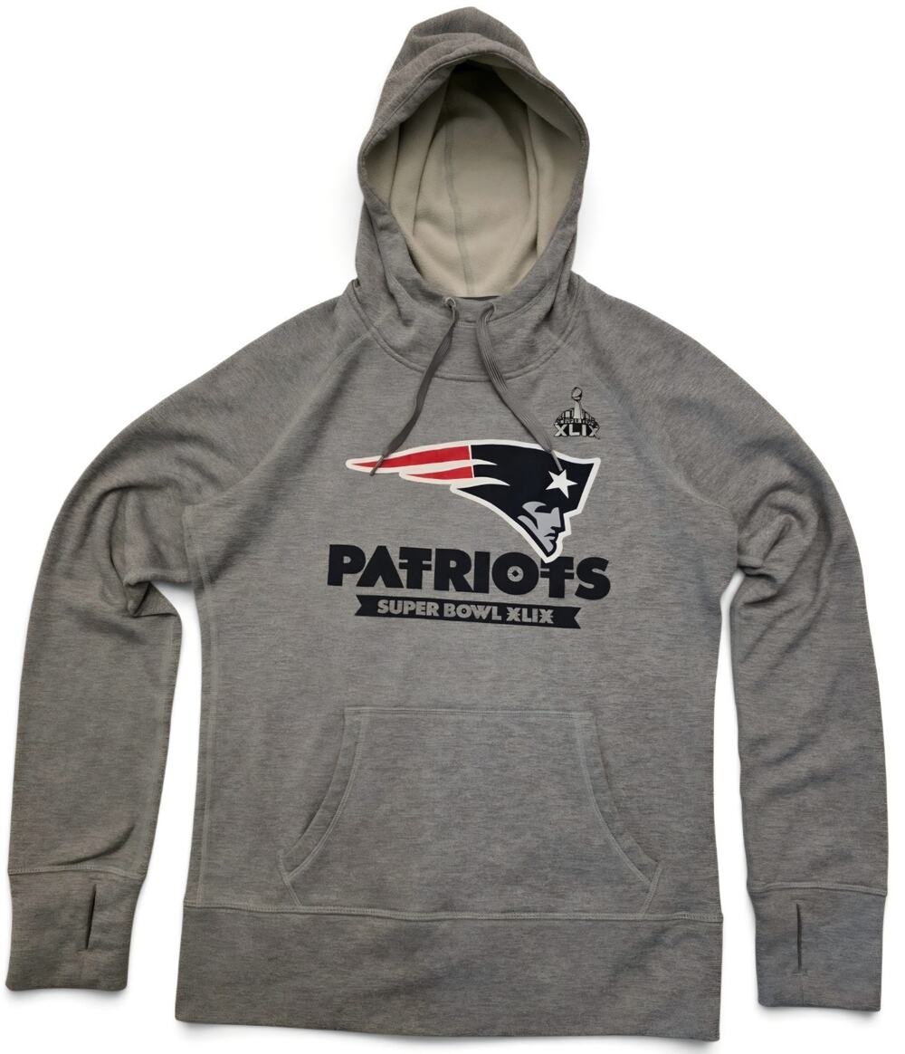 Nike Patriots Super Bowl XLIX Therma-FIT Hoodie Gray Men’s Small NFL